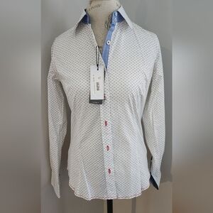 🇪🇸ARAGAZA Beskope Spanish Brand Stylish Button Down Womens Fitted Shirt In S
